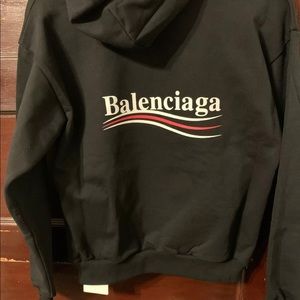 (SOLD) NWT Balenciaga Campaign 2019 black hoodie